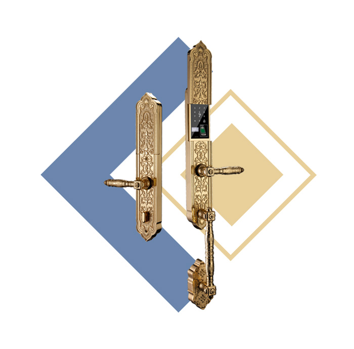 Khoá cửa thông minh Kitos C900 Tân Cổ Điển Mạ Vàng 24k Khoá cửa thông minh Kitos C900 Tân Cổ Điển Mạ Vàng 24k