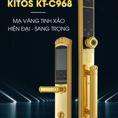 Khoá cửa thông minh Kitos C968 FACE ID Tân Cổ Điển