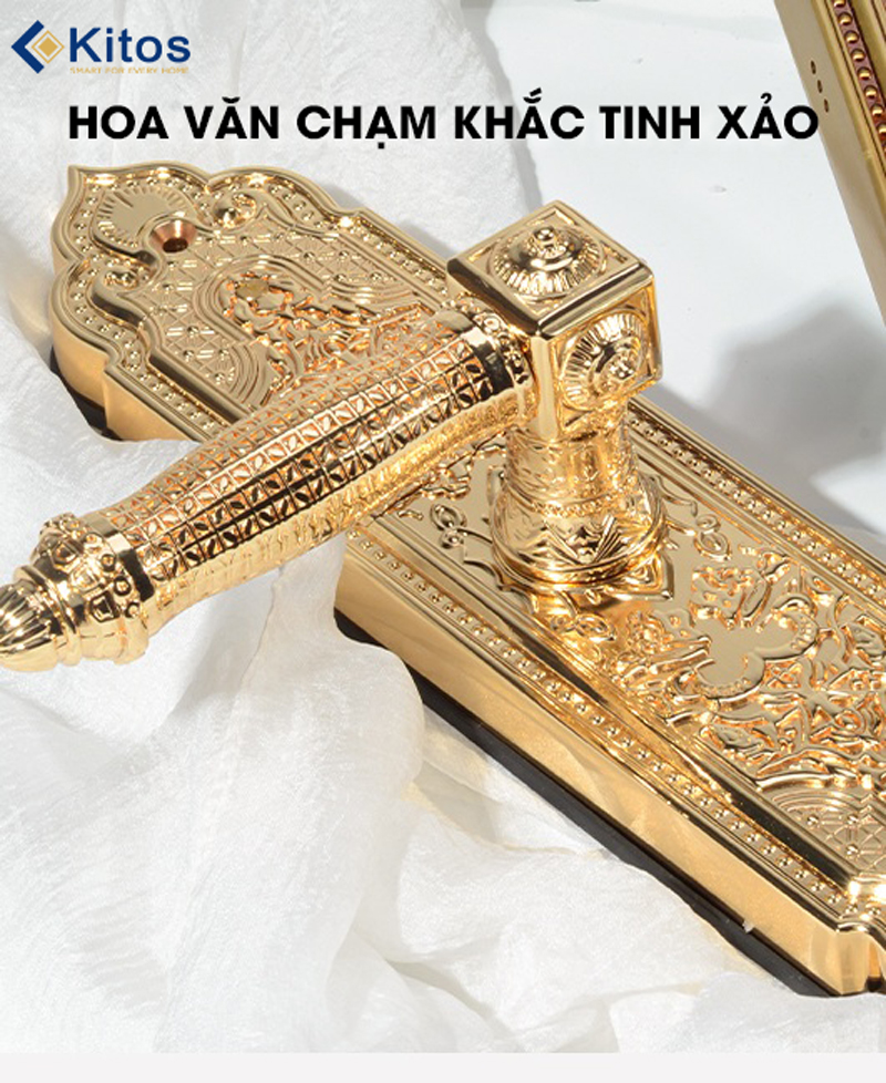 Khoá cửa thông minh Kitos C300 Tân Cổ Điển Khoá cửa thông minh Kitos C300 Tân Cổ Điển