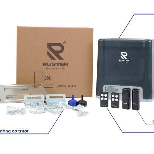 Motor cổng trượt tự động Ruster - 800kg/cánh Motor cổng trượt tự động Ruster - 800kg/cánh