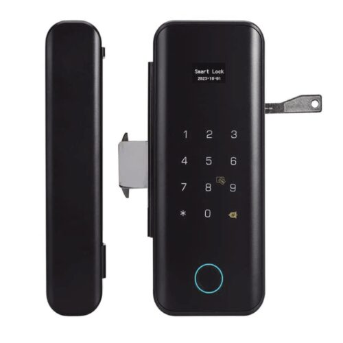 Khóa cửa kính vân tay Avolock AK 29 Black Remote nhập khẩu, chính hãng giá rẻ