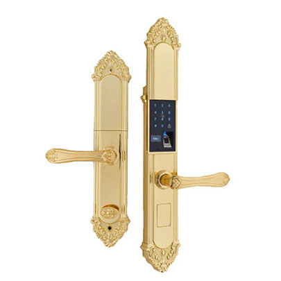 Khóa cửa vân tay tân cổ điển Kitos KT-C810 Golden 24k