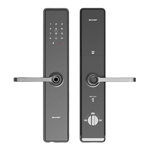 Khóa cửa vân tay Sharp A1-B xám (gray) - AALock- khóa cao cấp chính hãng