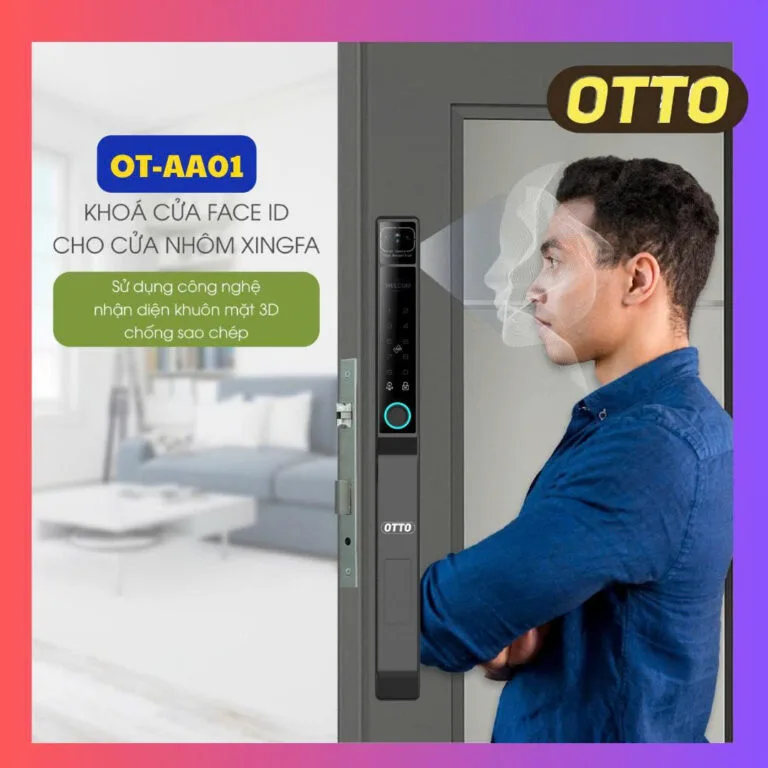 Khoá cửa thông minh Otto OT-AA01 FACE ID Khoá cửa thông minh Otto OT-AA01 FACE ID