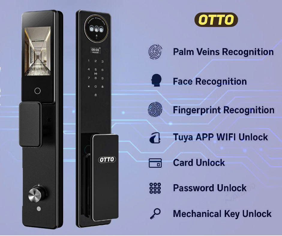Khoá cửa thông minh Otto OT-AM16 FACE ID Khoá cửa thông minh Otto OT-AM16 FACE ID